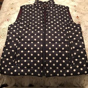 Polka dot loft vest